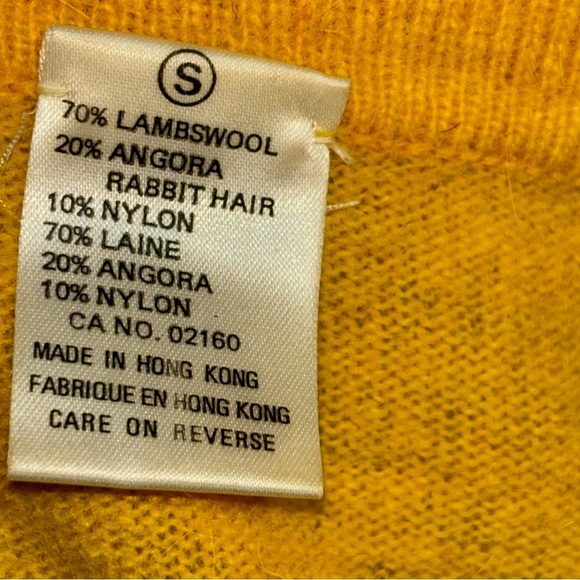 Saks Fifth Avenue Cowl Neck Lambswool/Angora Sweater Size S - Picture 7 of 8